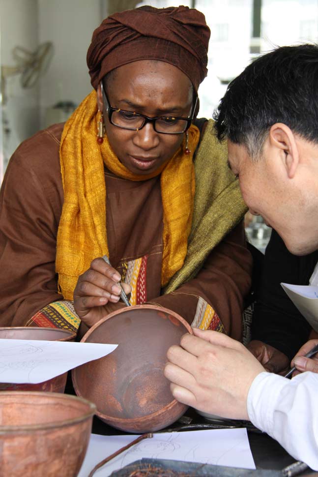 Visiting Cloisonne Exhibition-1